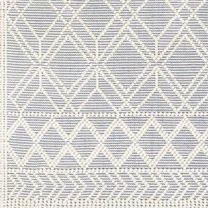 Ramsbury Ivory & Blue Area Rug - - Rugs