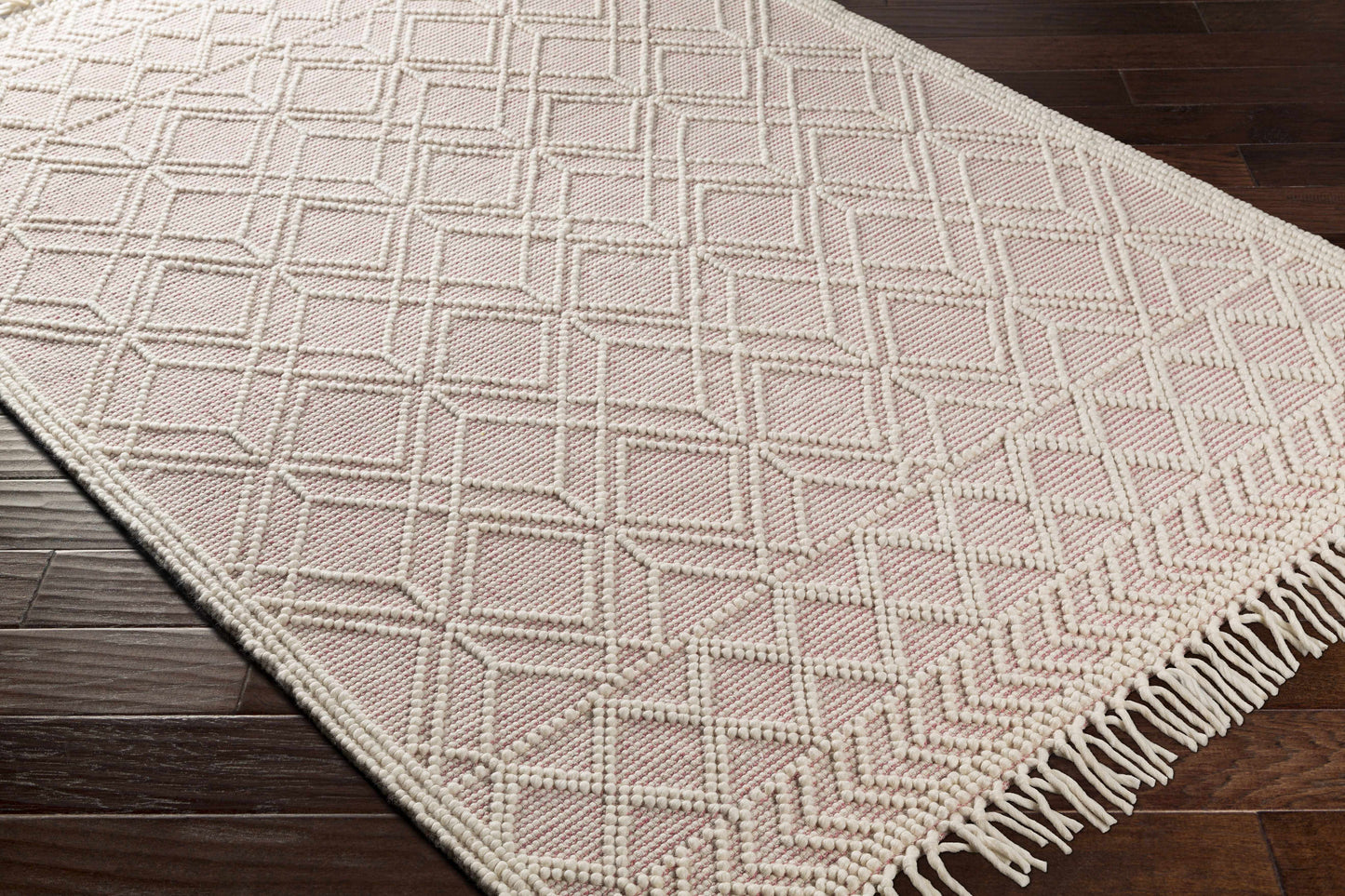 Ramsbury Pink Area Rug- Hauteloom- {{Product type}}