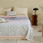 New Cotton Three-Layer Gauze Blanket for All Seasons - Bella-pink 150 x200cm (about 0.85kg) - blanket