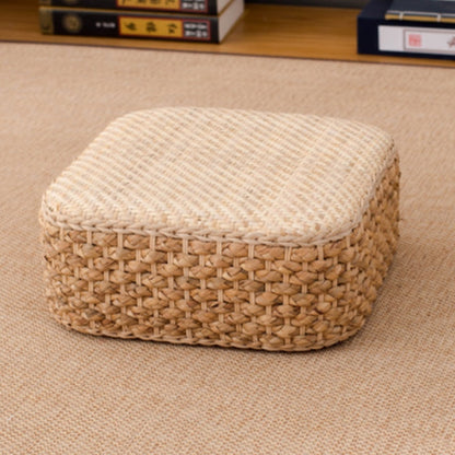Japanese Style Rattan Tatami Cushions - Primary color square 30X30X12CM - Seat