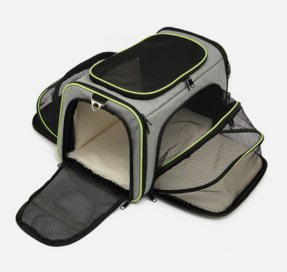 Portable One-Shoulder Folding Pet Carrier Bag - - pet carrier
