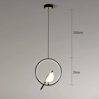 Modern Magpie Hanging Lamp Nordic LED Pendant Lights