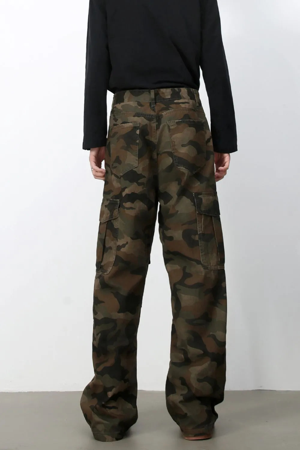 Men's Camouflage Loose Fit Jeans - -