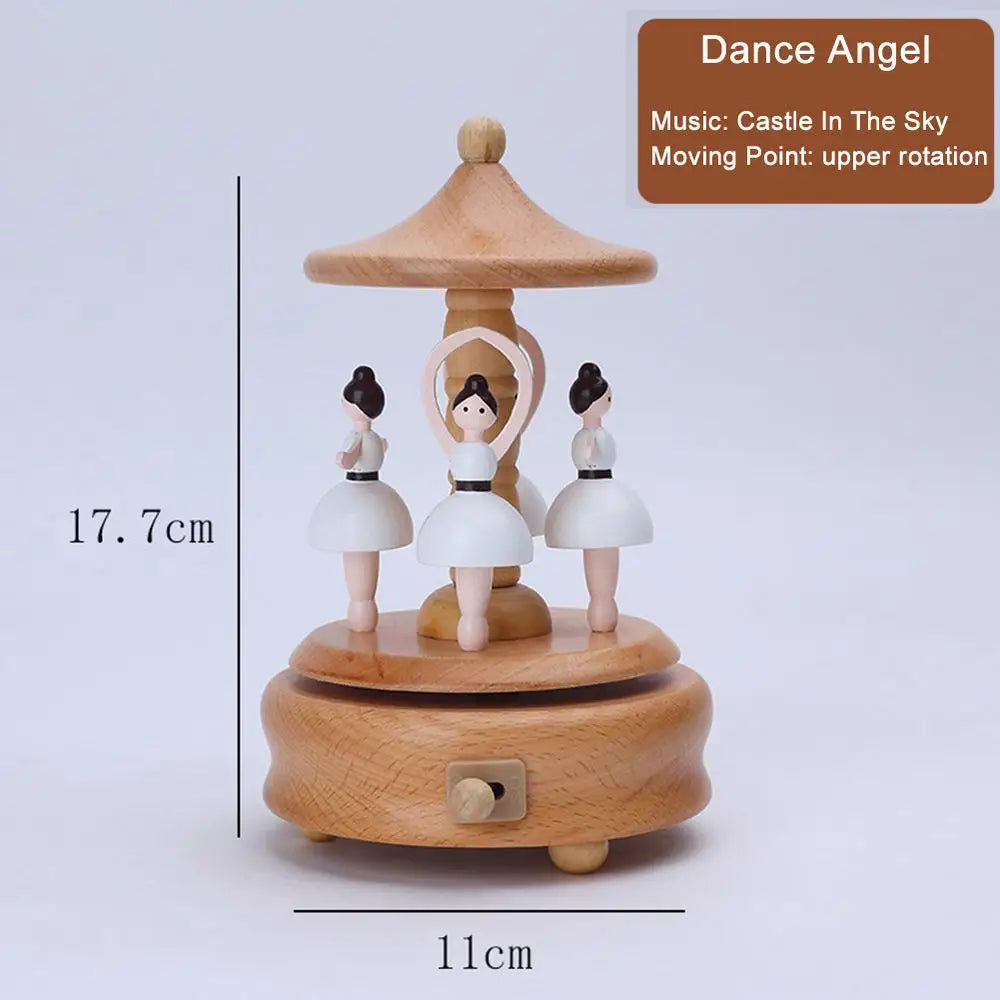 Wind Up Musical Box Wooden Music Box Wood Crafts