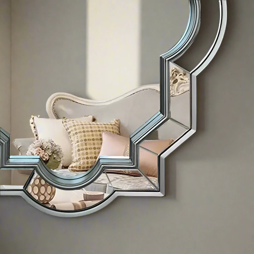 95*73cm Living Room Handmade Antique Mirrors Hanging Wall Mirrors for Home