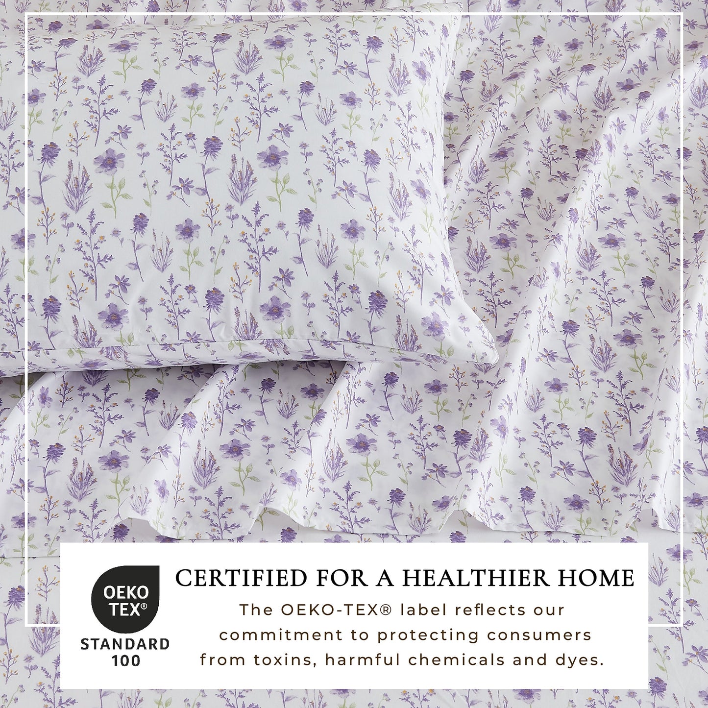 Watercolor Floral Sheet Set - Delia Collection - - Sheets
