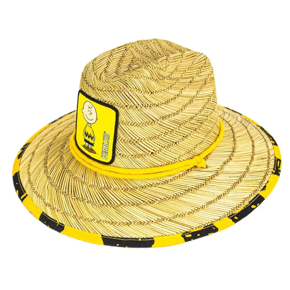 Peter Grimm Peanuts Charlie Junior - Childrens Straw Lifeguard Hat- HatCountry- {{Product type}}