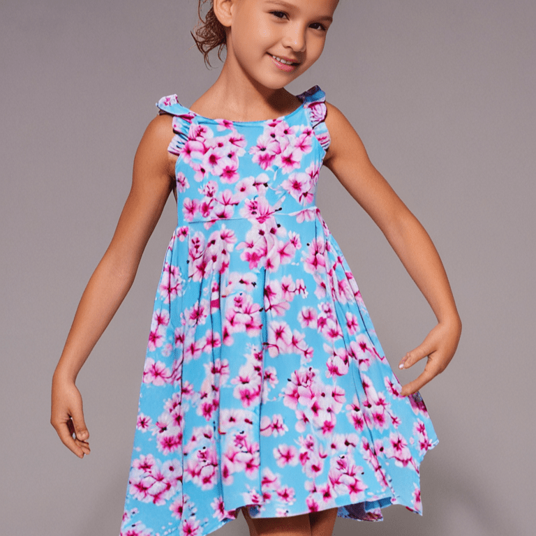 Cherry Blossom Racerback Dress - Cherry Blossom Girl - Dresses