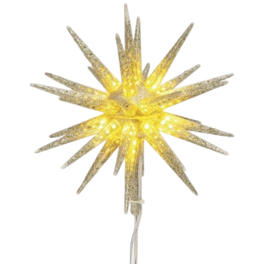 LIghted Starburst Tree Topper - 10 inch - Default Title - Christmas >> Tree Toppers