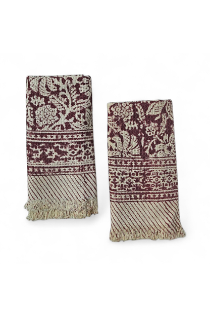 Circe Khadi Cotton Hand Towels (set of 2) - - Towel