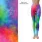 Magic Smoke Cloud Full Length Leggings with Pockets - 2X-4X =TC2 - Apparel