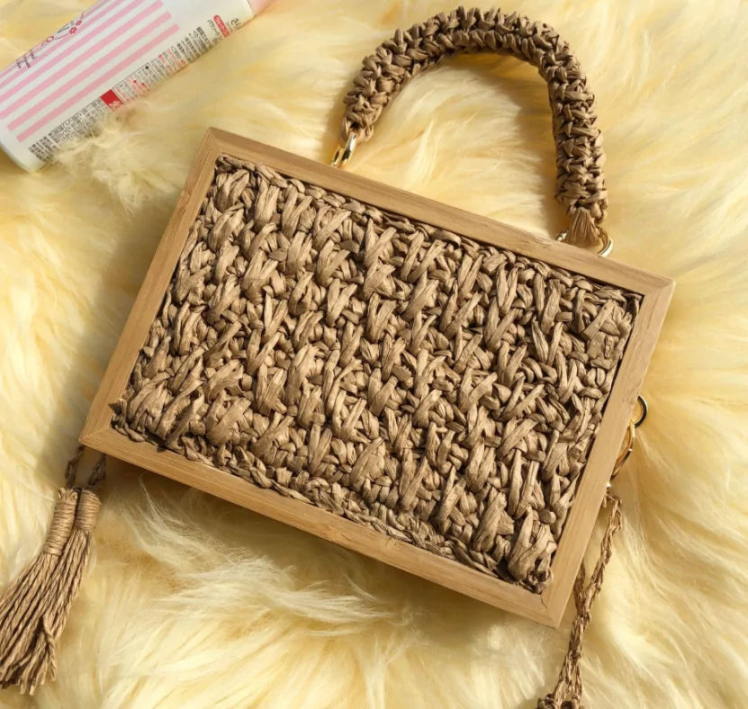 Retro Woven Straw Bags