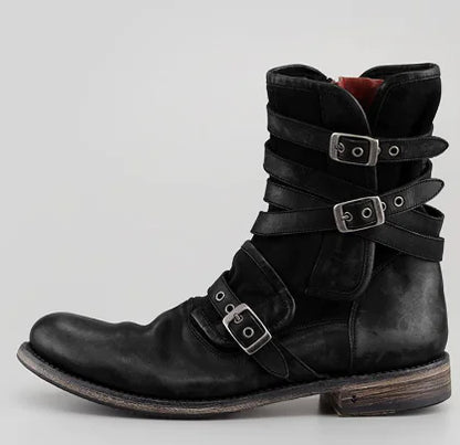 Men's Casual Short Zipper Boots