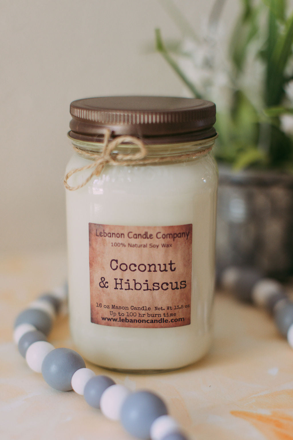 Coconut & Hibiscus Candle - - Candles & Melts