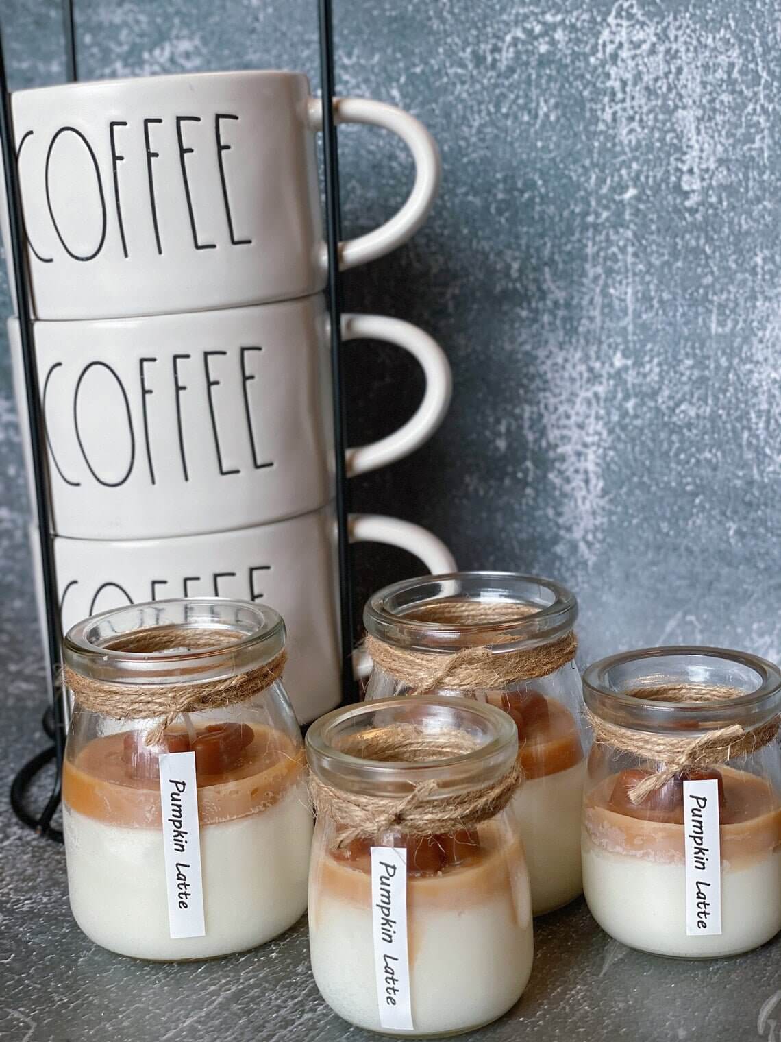Coffee Candle in Glass Jar - - candles