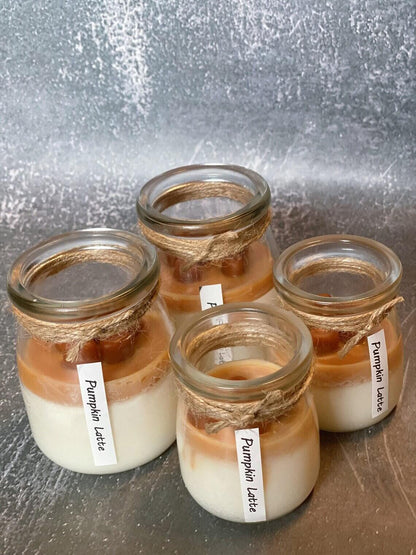 Coffee Candle in Glass Jar - - candles