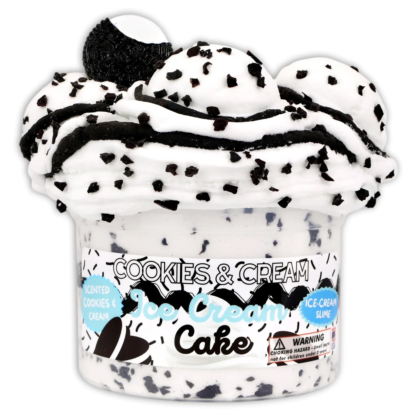 Cookies & Cream Ice Cream Cake Dope Slime - - Accessories