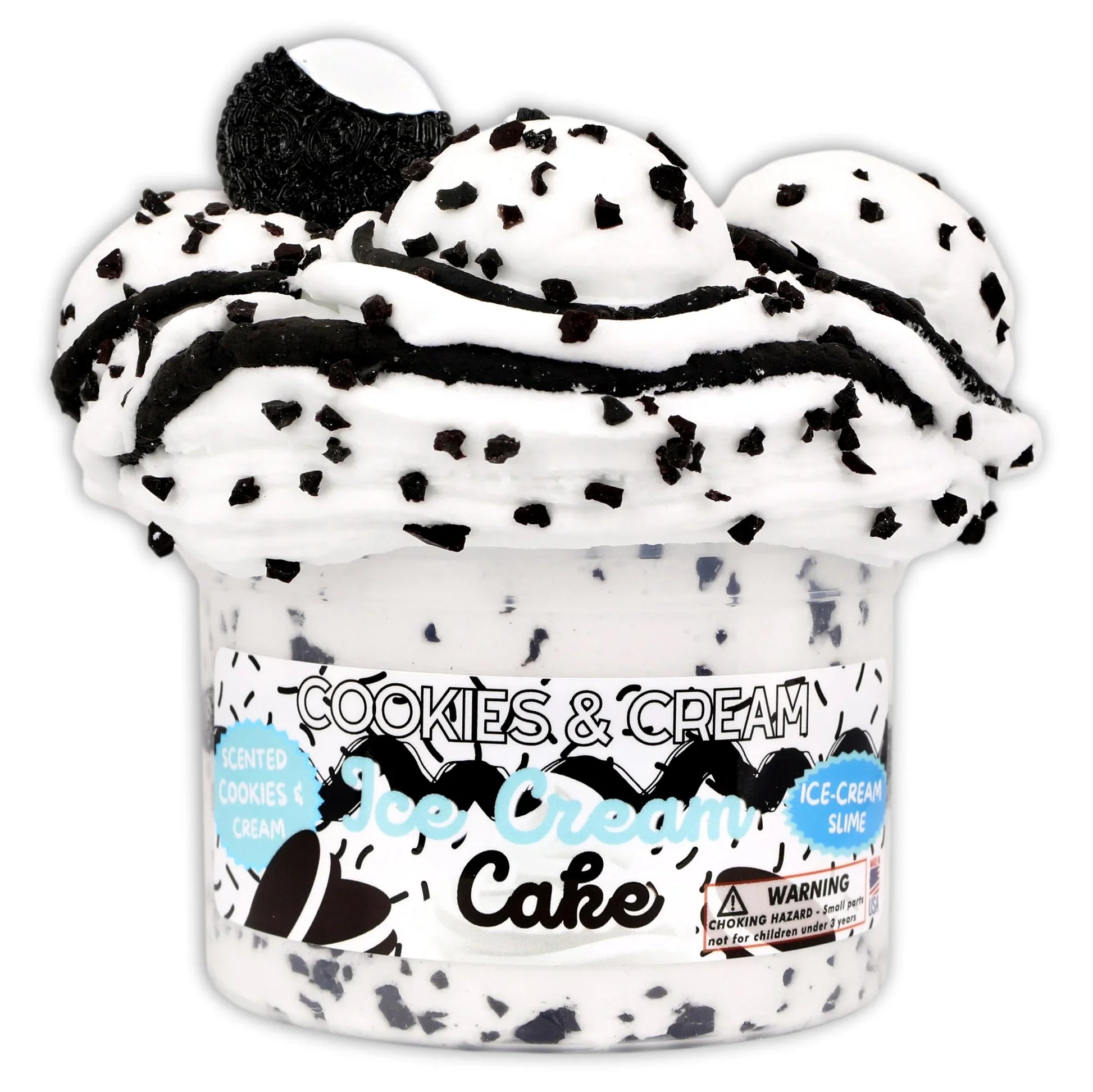 Cookies & Cream Ice Cream Cake Dope Slime - - Accessories