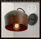 Handcrafted Copper Farmhouse Ceiling Light | 8.5" Flush Mount - Wall Sconce Fixture - Farmhouse Lighting