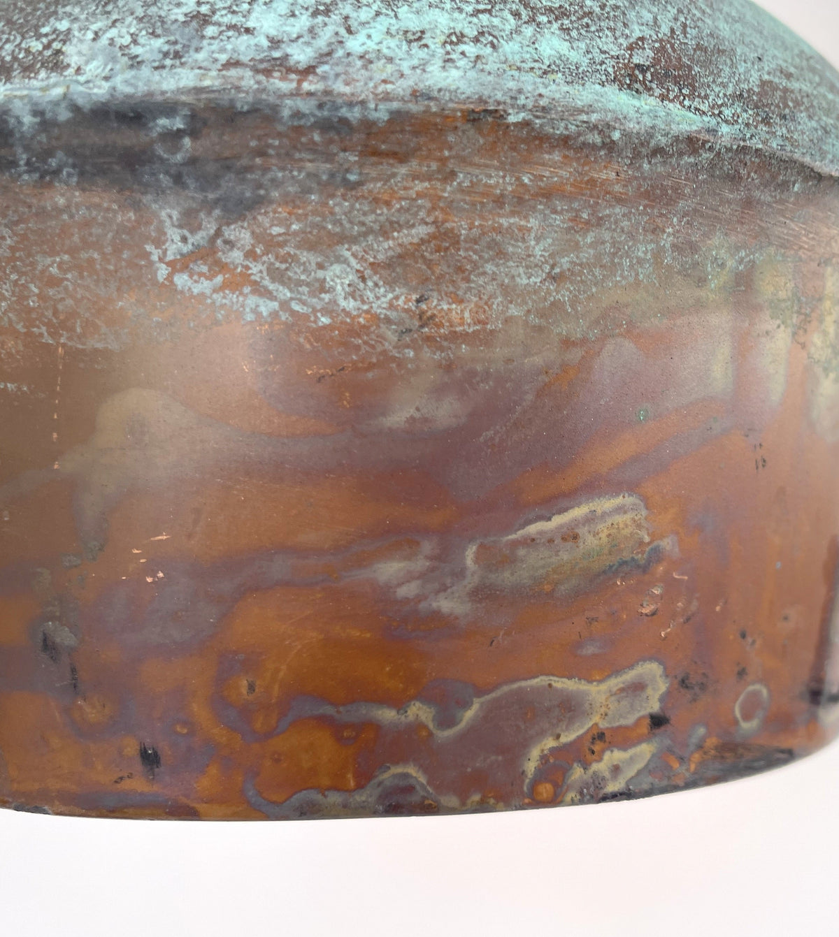 Handcrafted Copper Farmhouse Ceiling Light | 8.5" Flush Mount - - Farmhouse Lighting