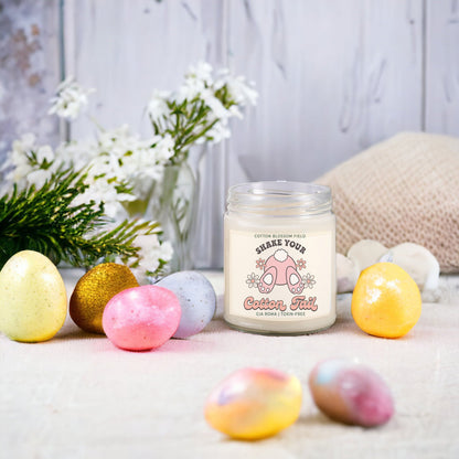 Cotton Blossom Candle - Fresh Lavender Cotton - - candle