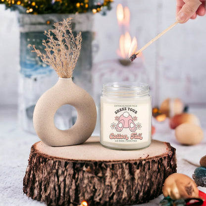 Cotton Blossom Candle - Fresh Lavender Cotton - - candle