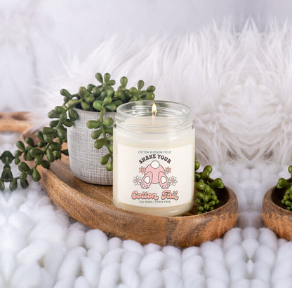 Cotton Blossom Candle - Fresh Lavender Cotton - - candle