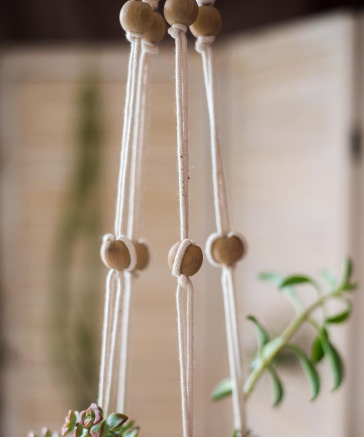 Cotton Hemp Rope Planter Hanger - -