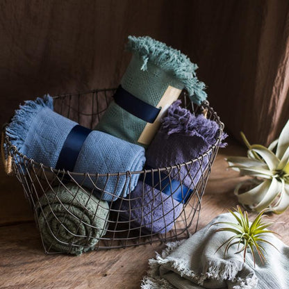 Cotton Throw Sofa Blanket - -