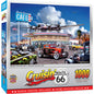 Cruisin' Route 66 Bomber Command Cafe 1000 Piece Puzzle | Masterpieces - - Jigsaw Puzzles