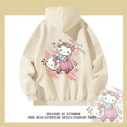 Hello Kitty Sanrio Hoodies for Boys and Girls, Y2K Style