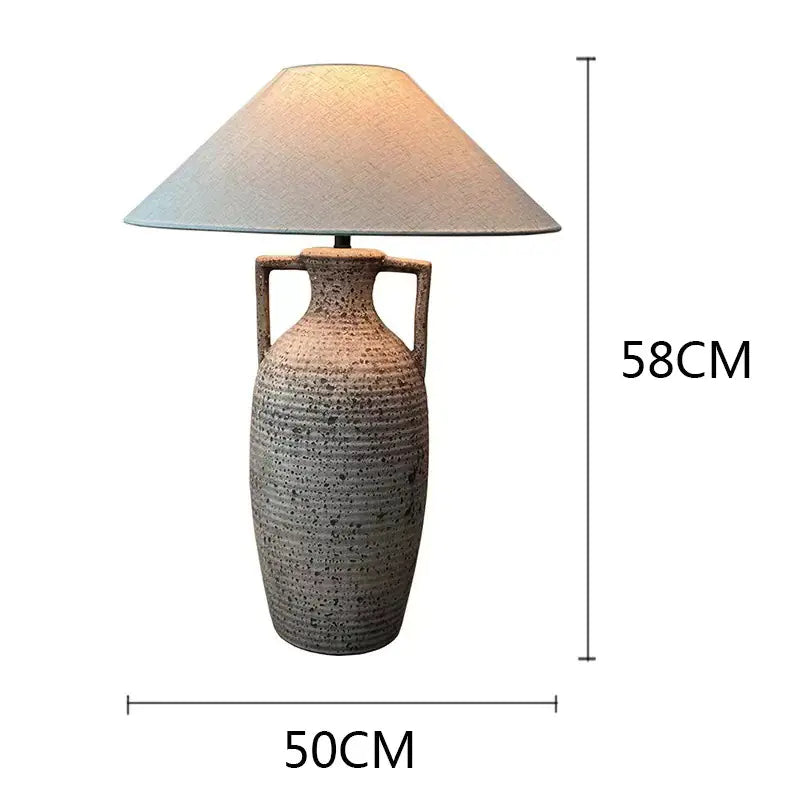 Zhongshan Ceramic Table Lamp - Vintage Japanese Style Kia Day Design