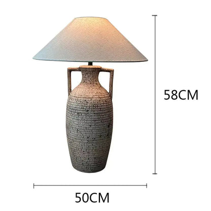 Zhongshan Ceramic Table Lamp - Vintage Japanese Style Kia Day Design