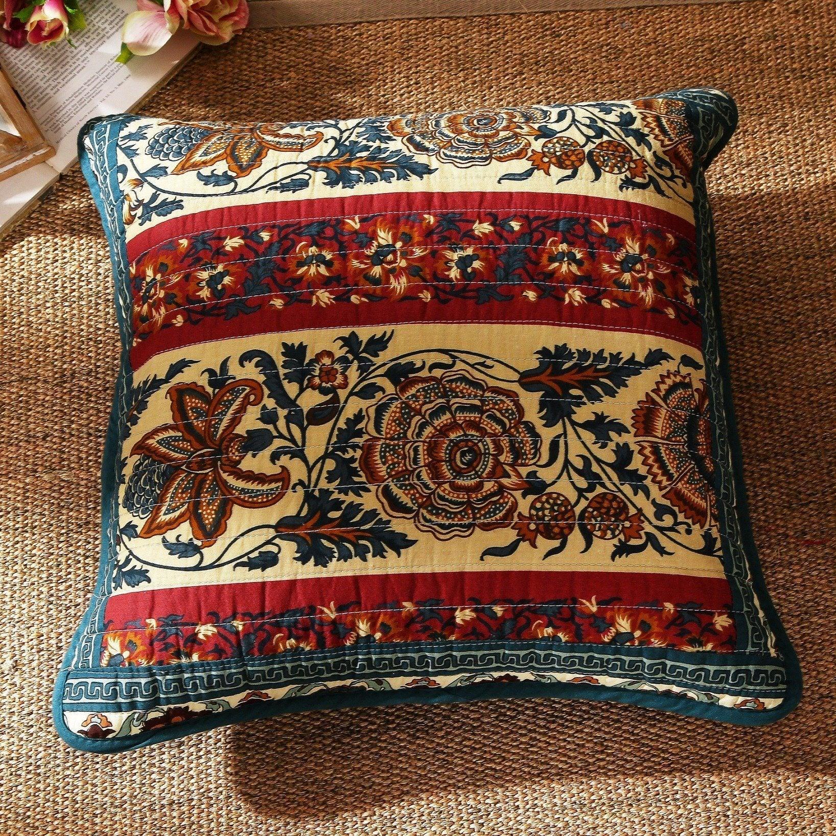 DaDa Bedding Set of Two Dark Elegance Bohemian Cushion Covers - 2 PCS - 18" (JHW-550) - - Cushion Cover