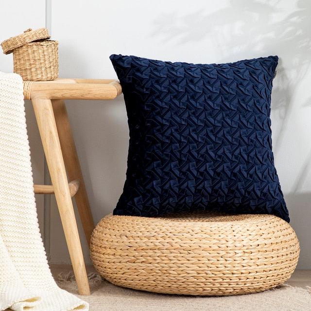 Solid Color Throw Pillow Cases Velvet - - ST50DE7258KSN