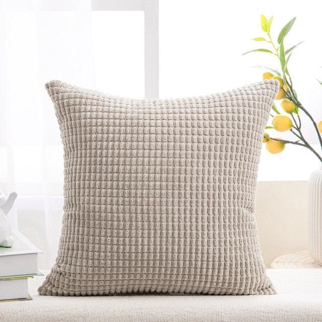 Solid Color Throw Pillow Cases Velvet - - ST50DE7258KSN