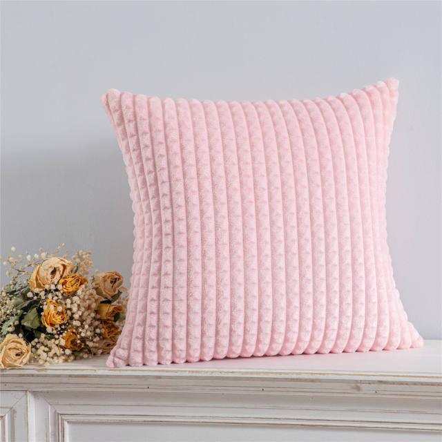 Solid Color Throw Pillow Cases Velvet - - ST50DE7258KSN