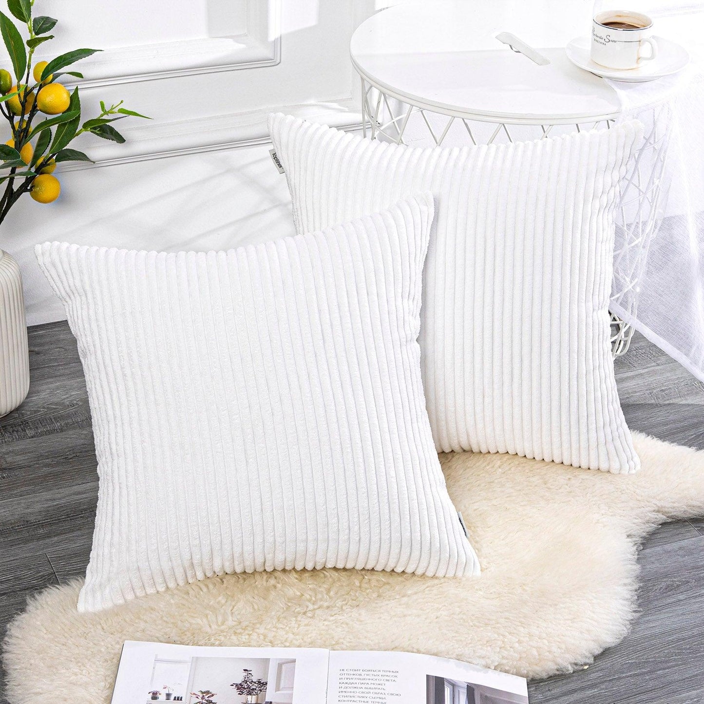 Solid Color Throw Pillow Cases Velvet - - ST50DE7258KSN