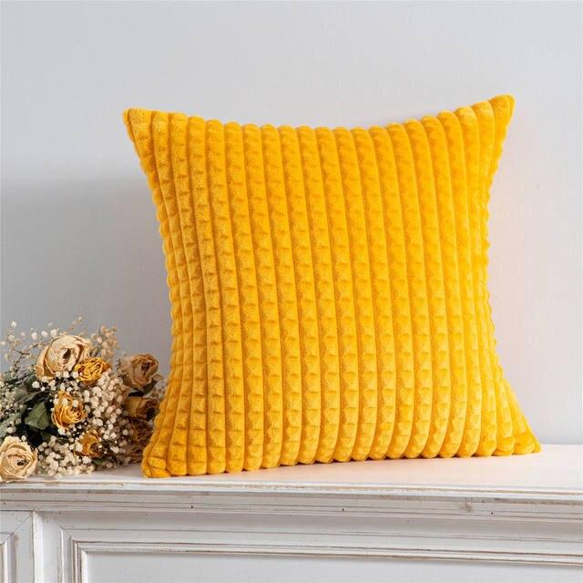 Solid Color Throw Pillow Cases Velvet - - ST50DE7258KSN