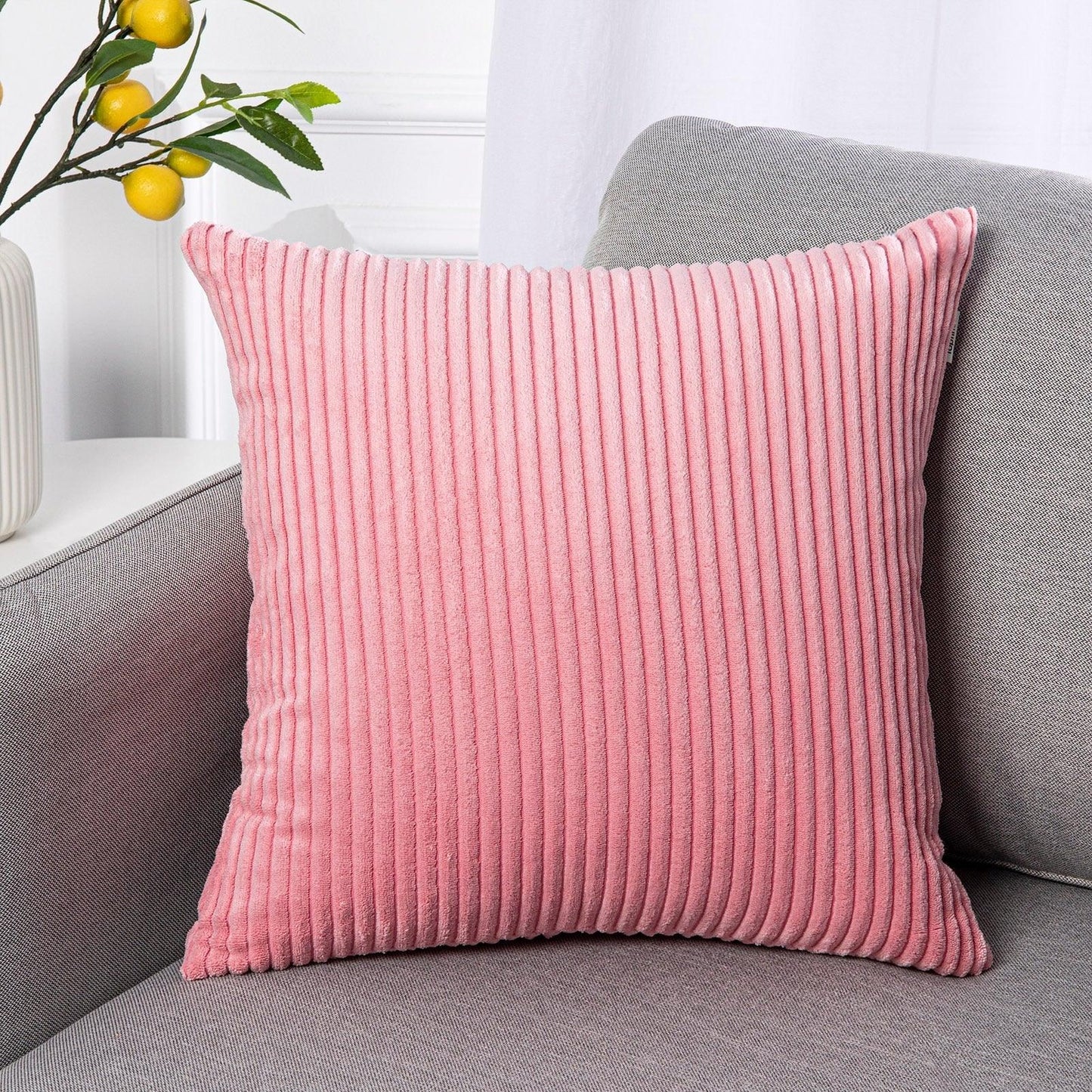 Solid Color Throw Pillow Cases Velvet - - ST50DE7258KSN