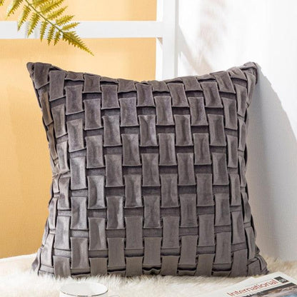 Solid Color Throw Pillow Cases Velvet - - ST50DE7258KSN