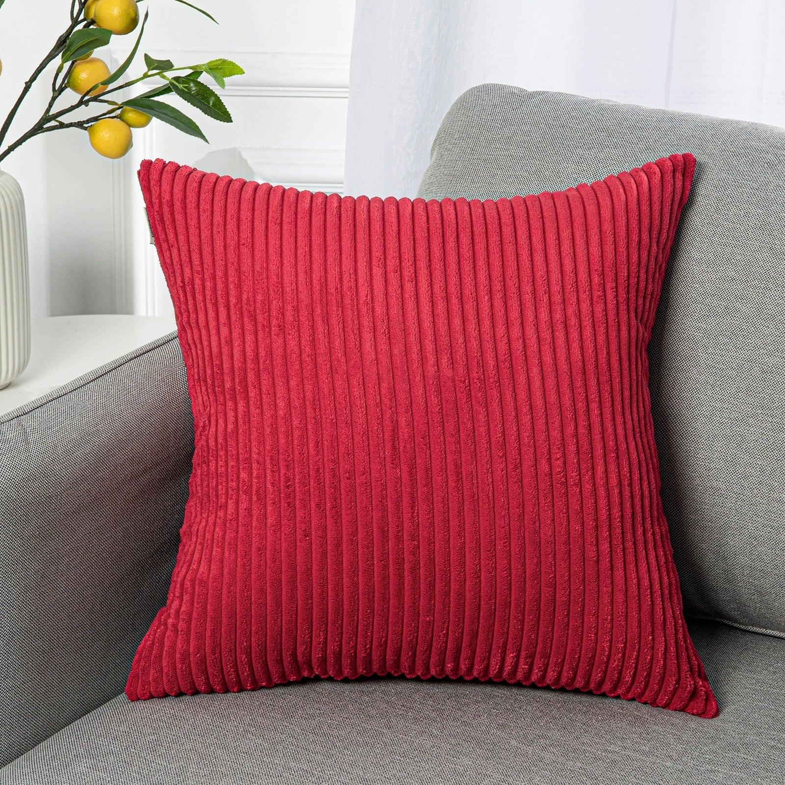 Solid Color Throw Pillow Cases Velvet - - ST50DE7258KSN