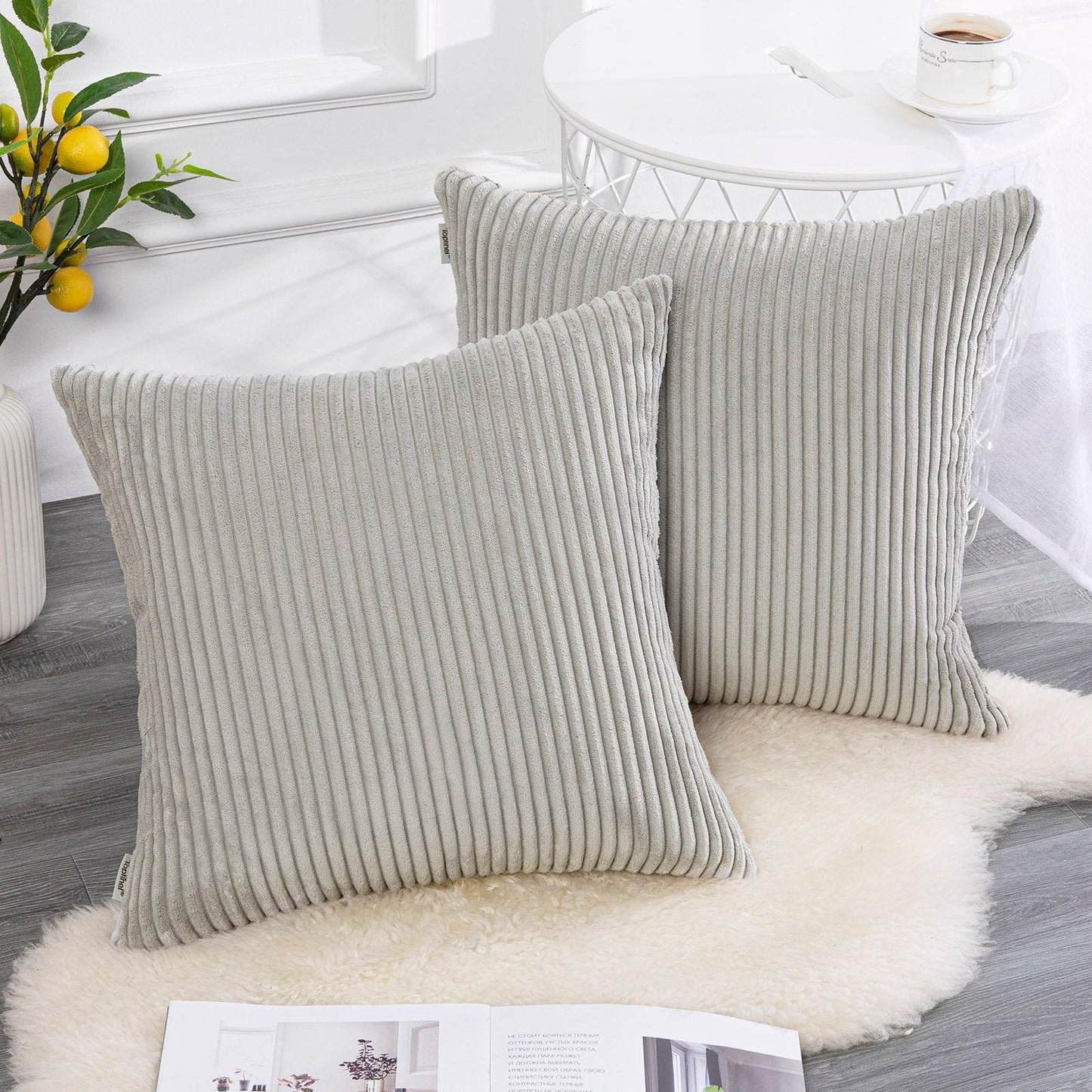Solid Color Throw Pillow Cases Velvet - - ST50DE7258KSN