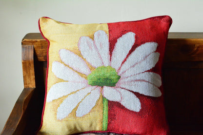 Tache Floral Loves Me Not Daisy Tapestry Throw Pillow Cover (9046) - - Pillow Cover