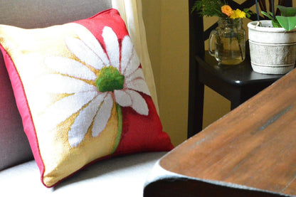 Tache Floral Loves Me Not Daisy Tapestry Throw Pillow Cover (9046) - - Pillow Cover