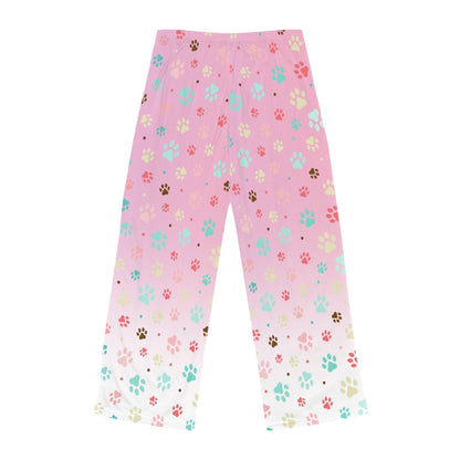 Cute Paw Print Women's Pajama Pants - Cozy & Comfortable - - Clothing, Pajamas