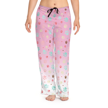 Cute Paw Print Women's Pajama Pants - Cozy & Comfortable - - Clothing, Pajamas