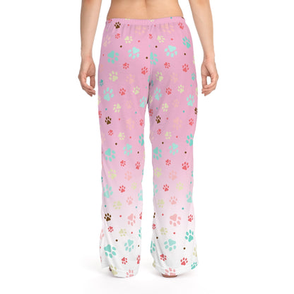 Cute Paw Print Women's Pajama Pants - Cozy & Comfortable - - Clothing, Pajamas