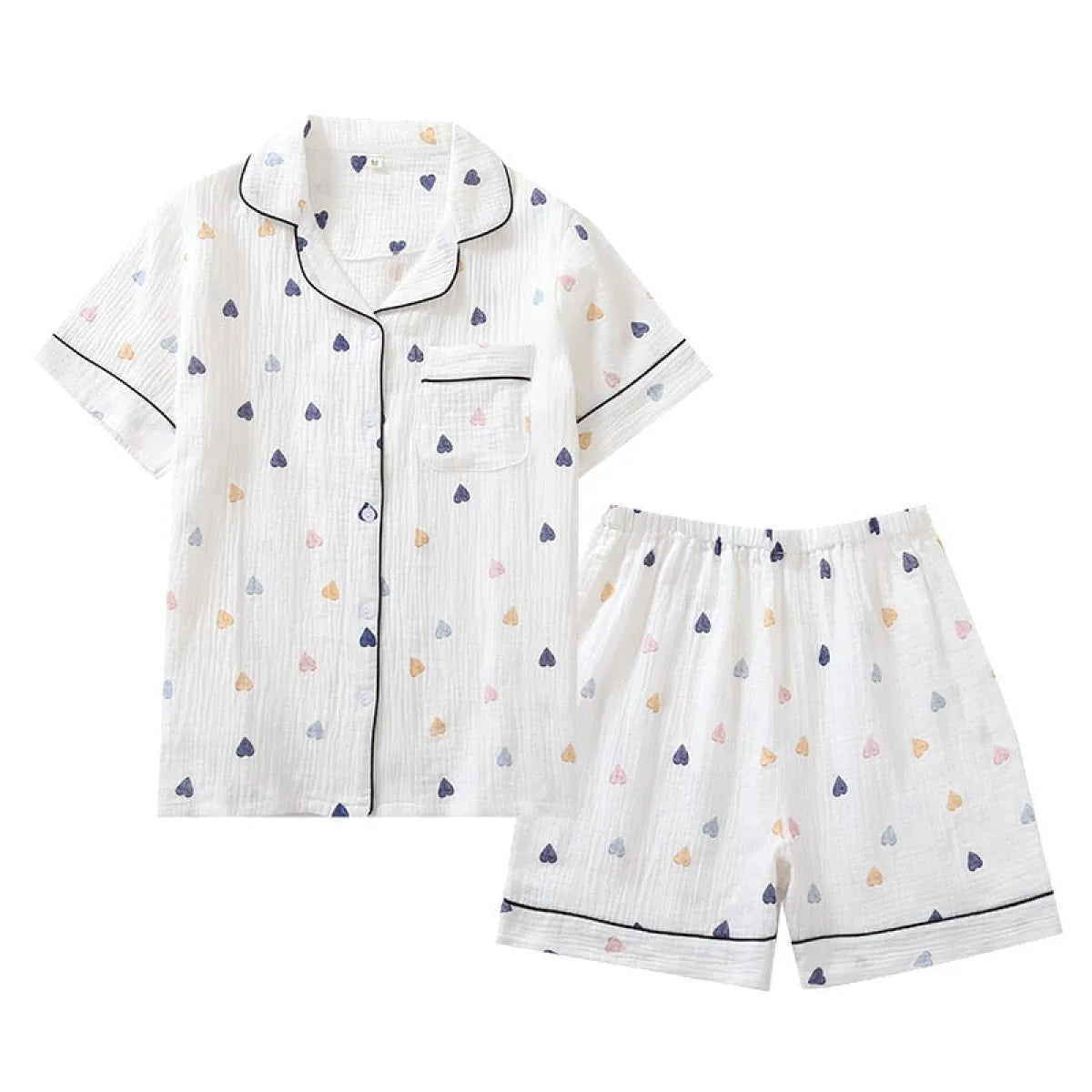 Cute Short Sleeve Home Pajamas - -