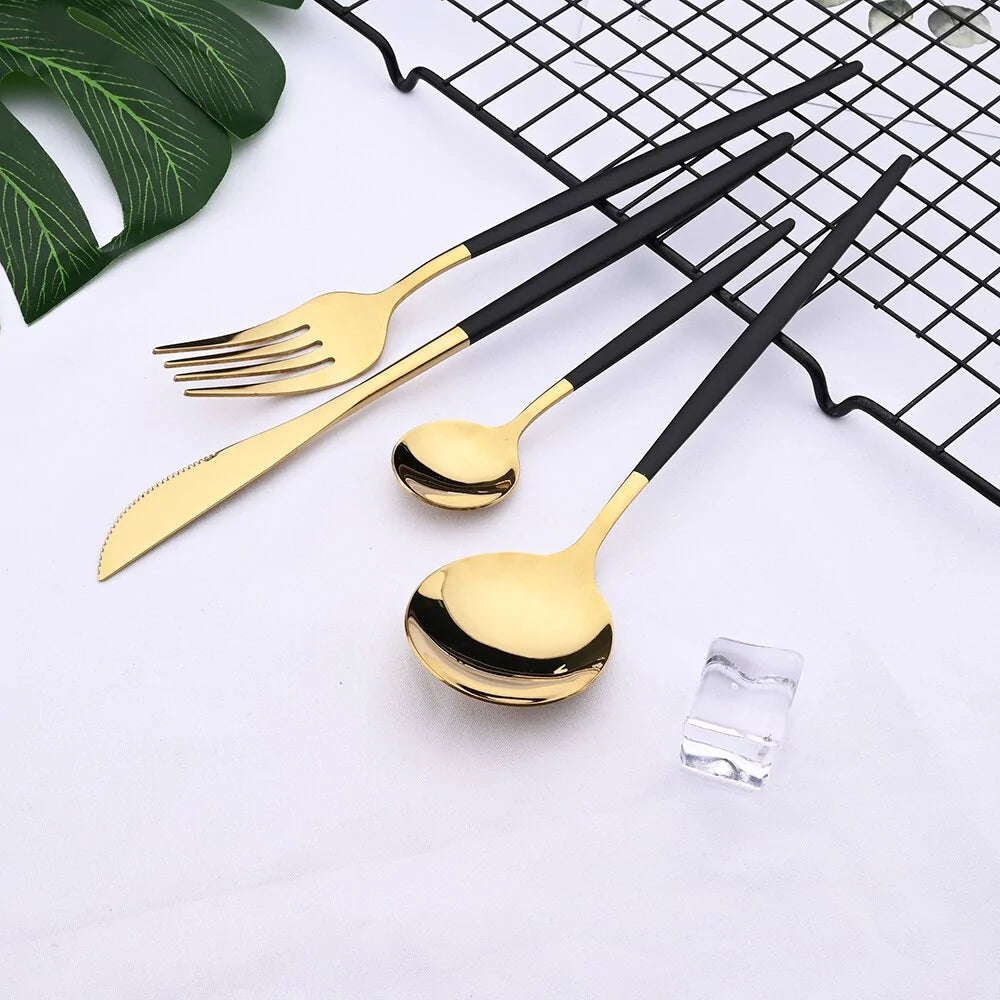 Kitchen Fork Knife Spoon Tableware Set